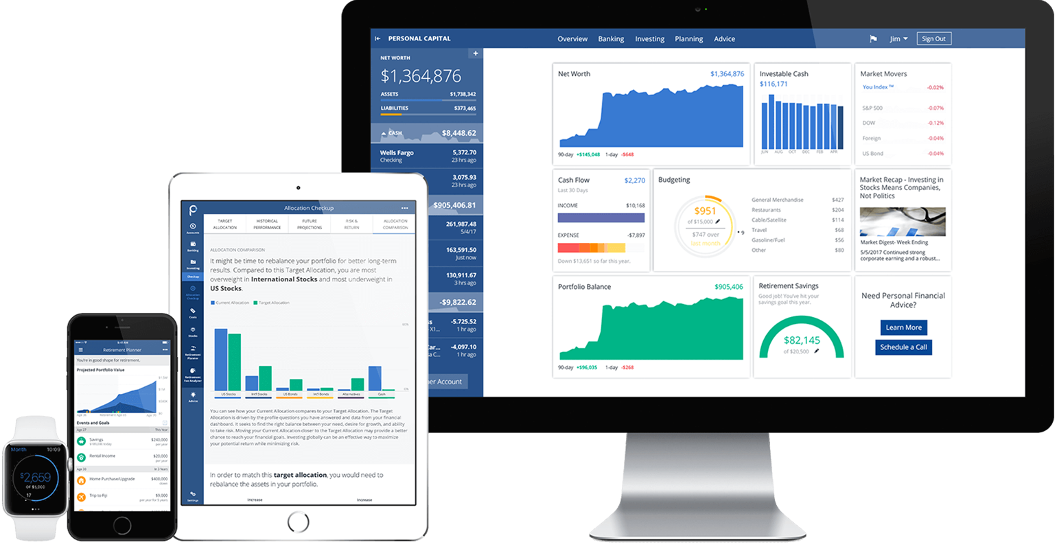 Empower financial dashboard