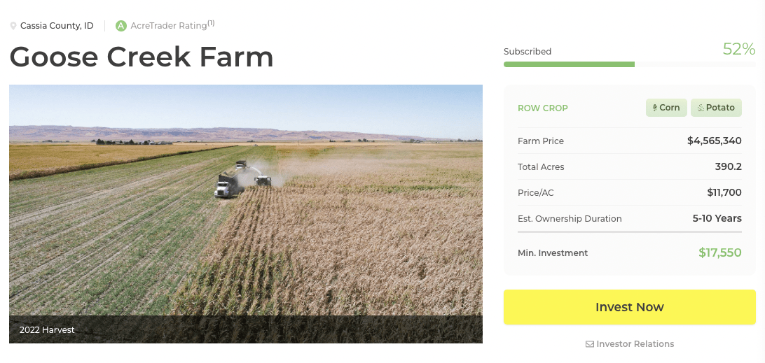 acretrader farmland example