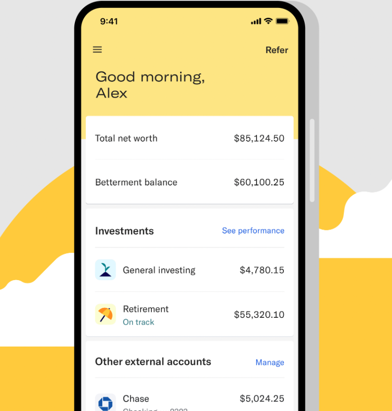 betterment dashboard