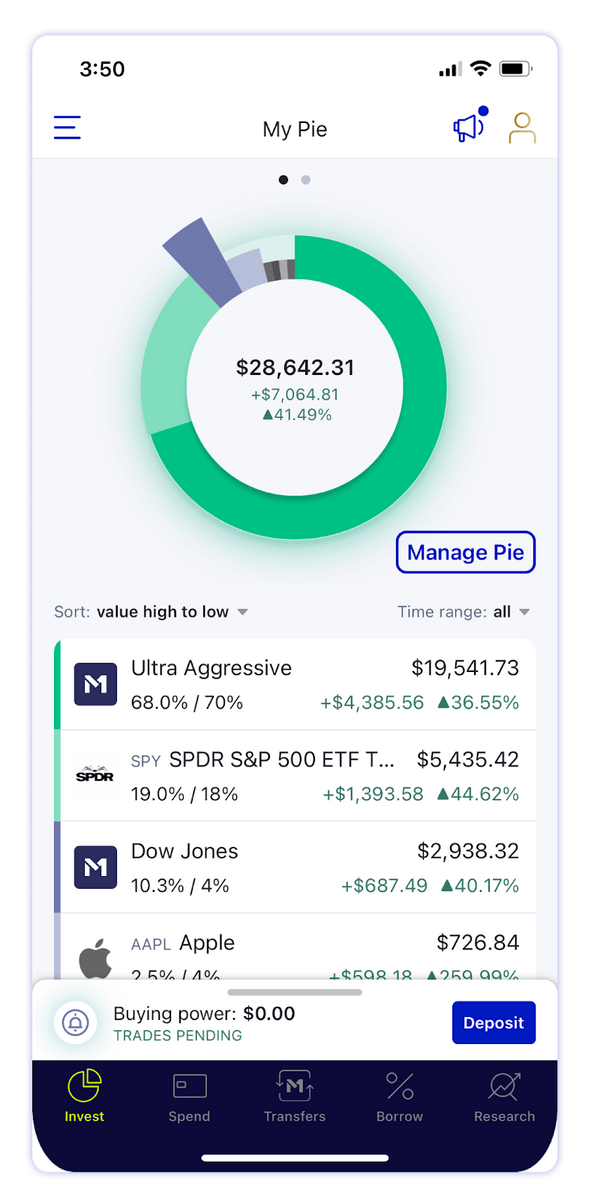 M1 finance mobile