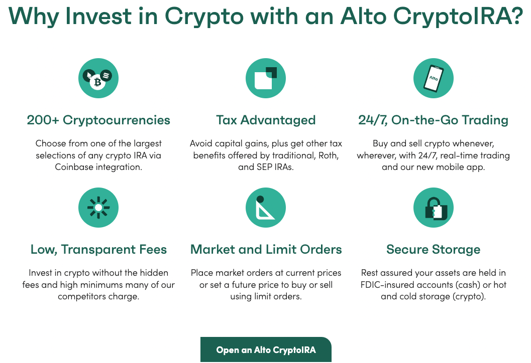 why use alto cryptoira