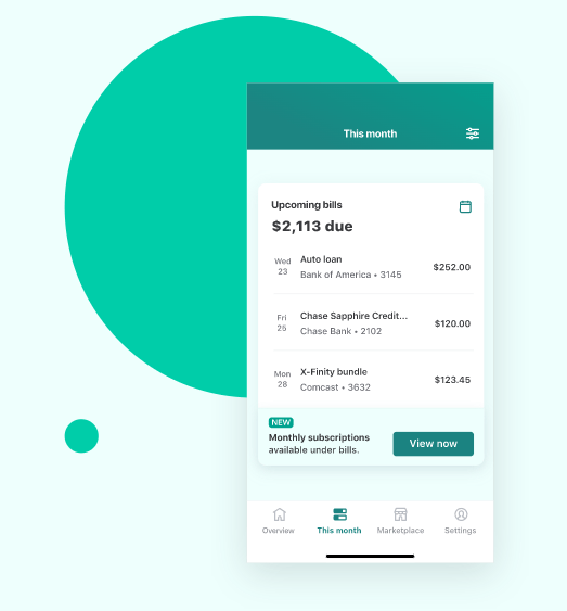 Mint bill payment tracking