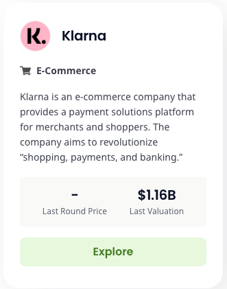 Klarna stock