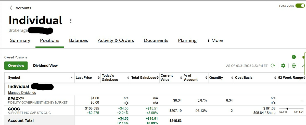 Fidelity interface