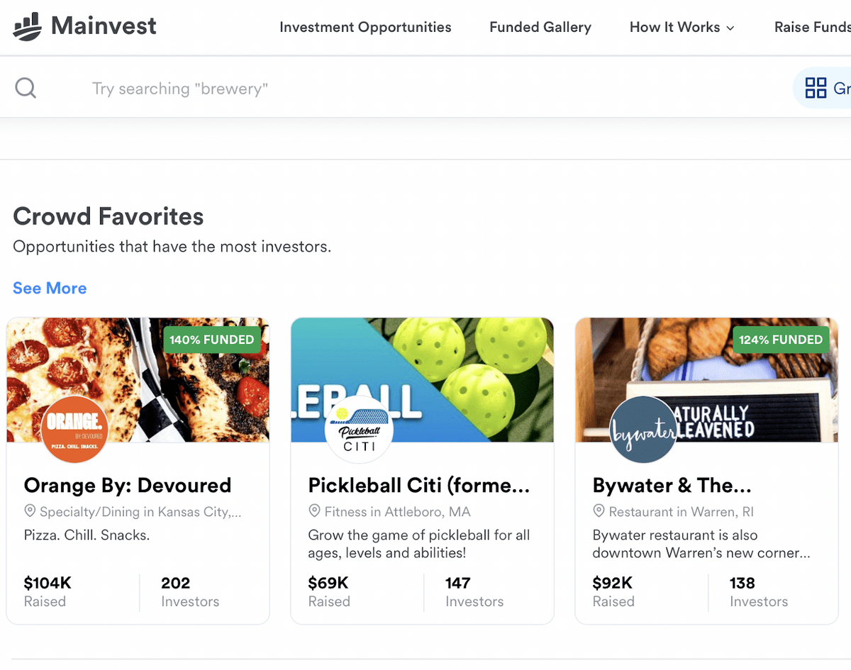 Mainvestcategories