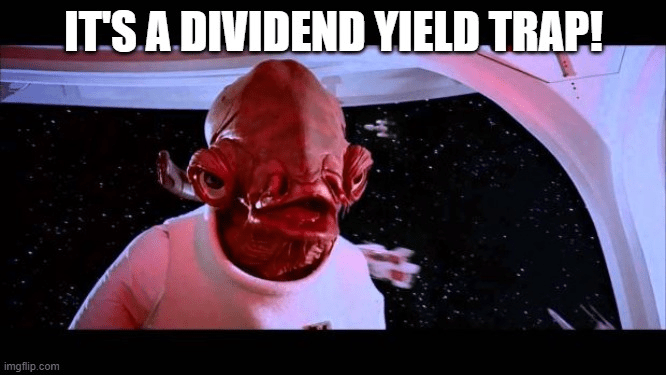 Its a dividend yield trap