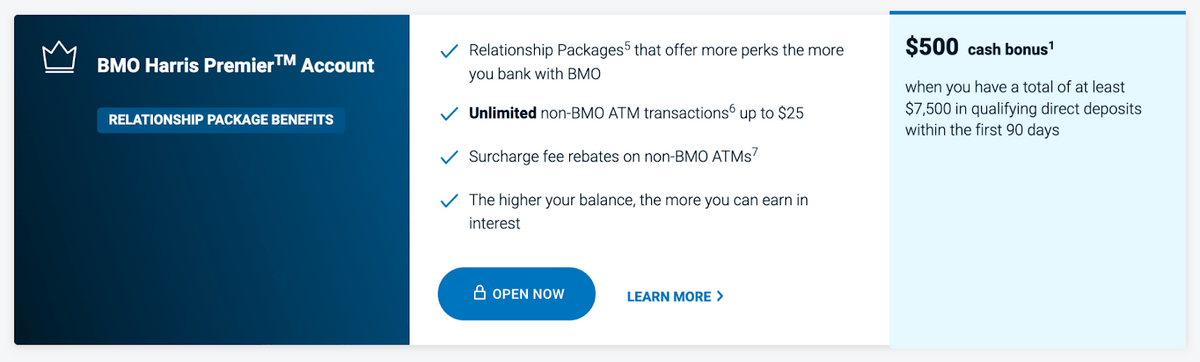 Bmo banking deals