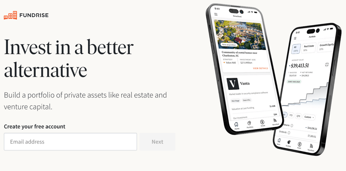 Fundrise alternative platform