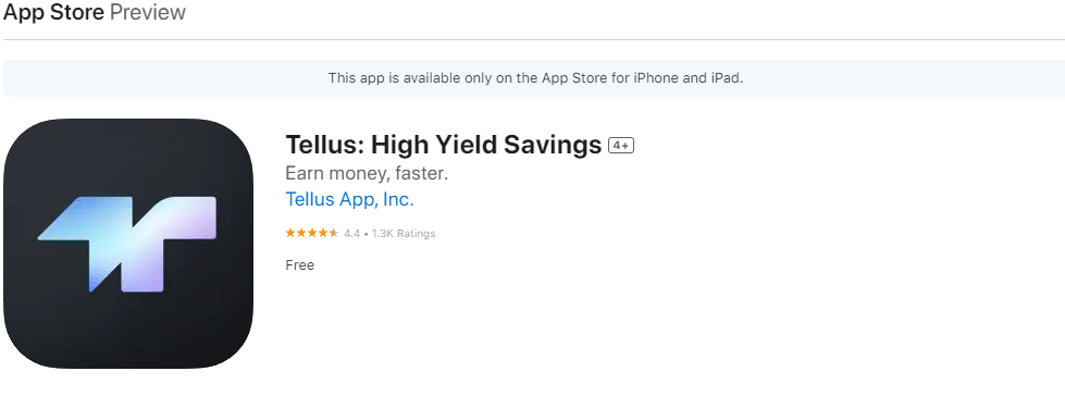 Tellus apple app store