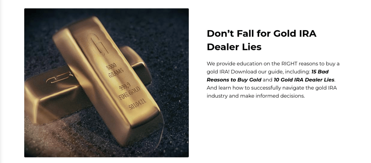 buying gold in a recession