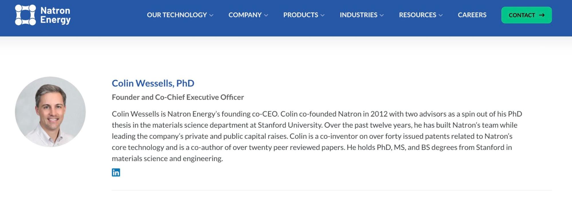 Who owns Natron Energy