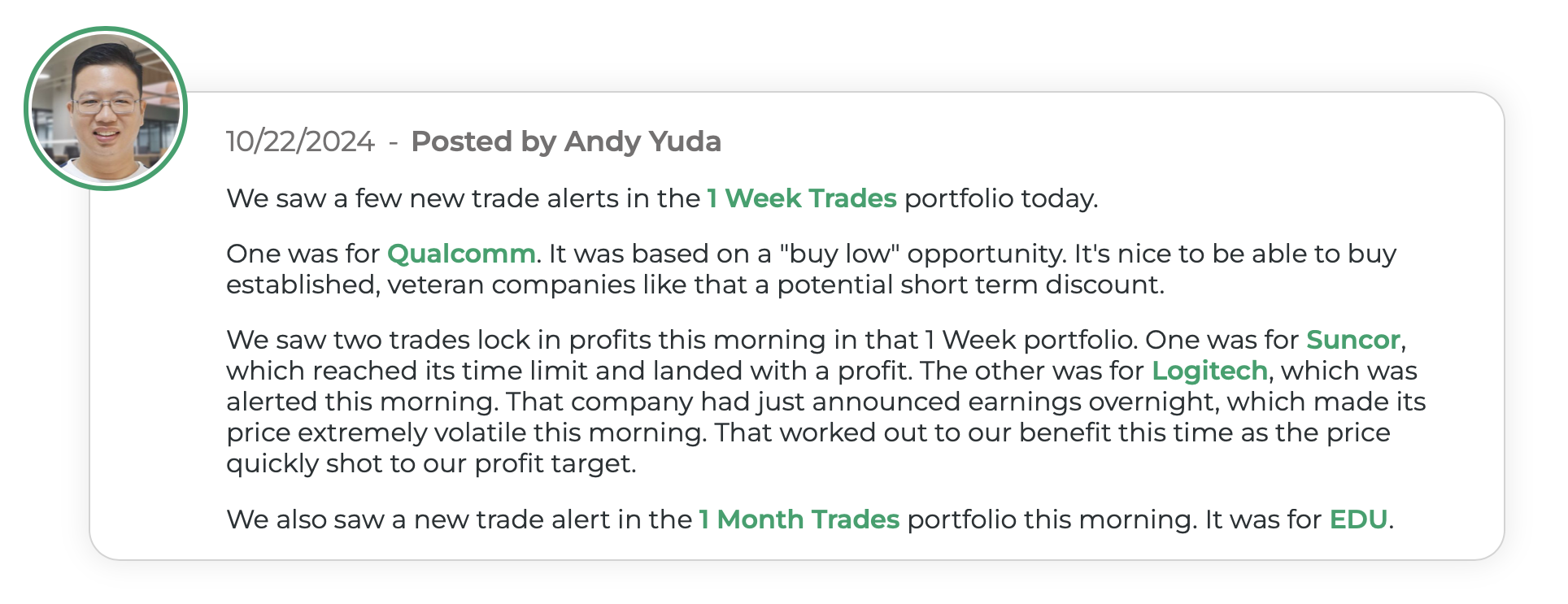 8. Customer Support at Stock Market Guides