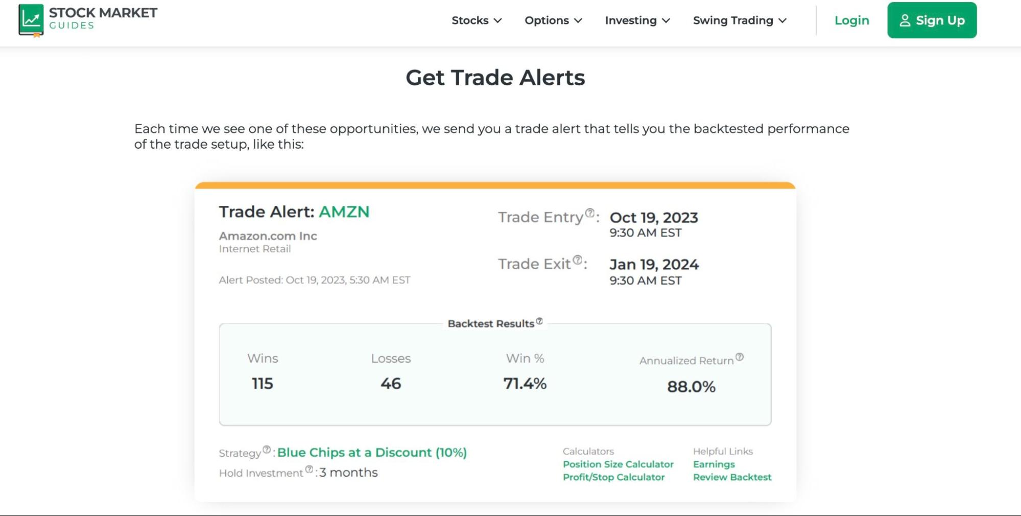 Get Trade Alerts