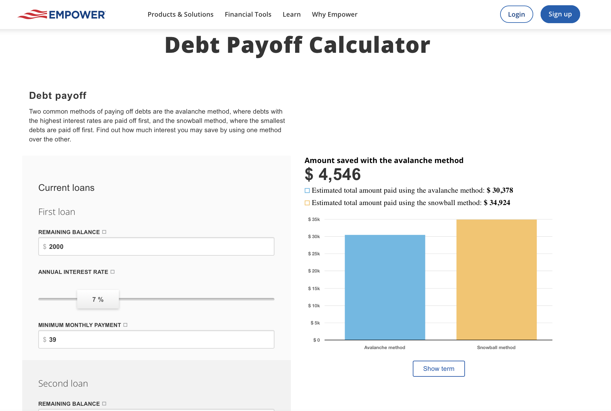 Debt Payoff Calculator