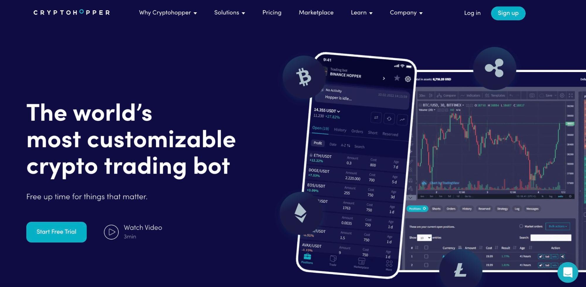 Best AI Crypto Trading Bot - Cryptohopper