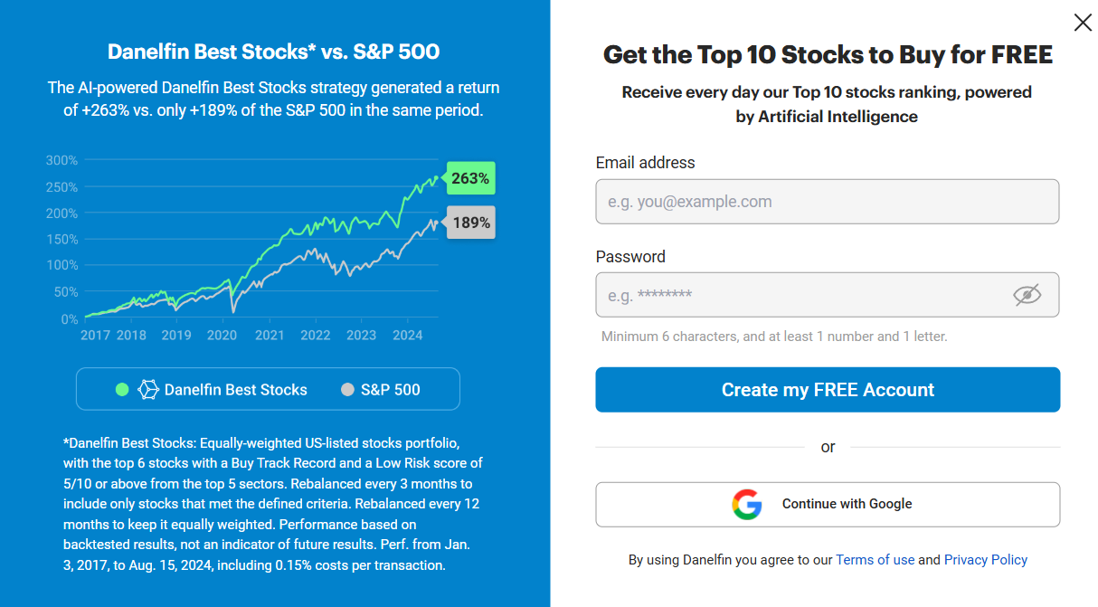 DanelFin - Best for AI Price Targets