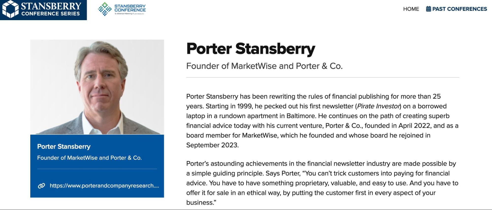 Porter Stansberry