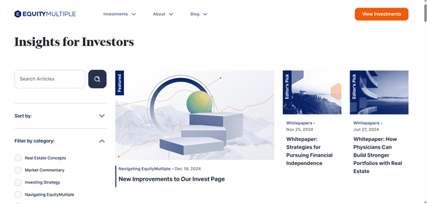 Insights for Investors