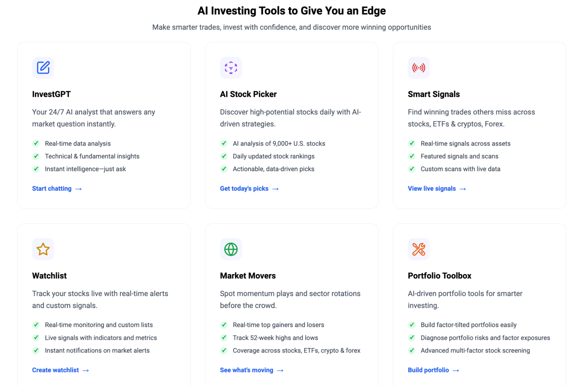 AI Investing Tools to Give You an Edge