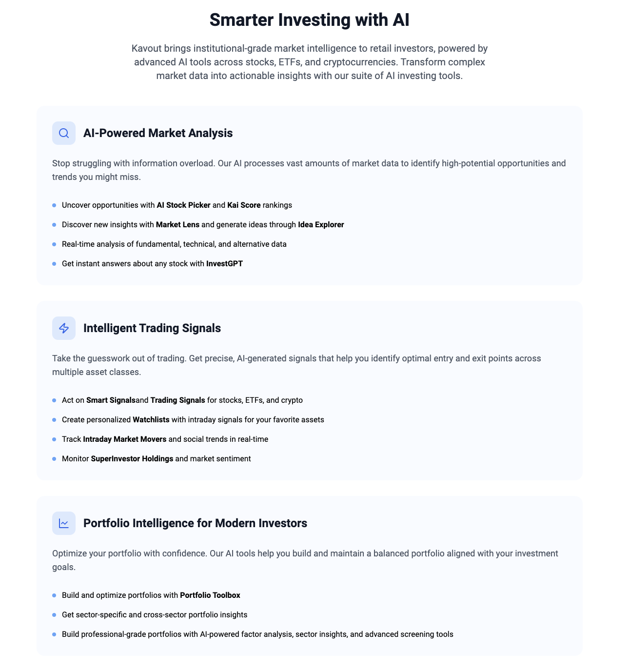 Smarter Investing with AI
