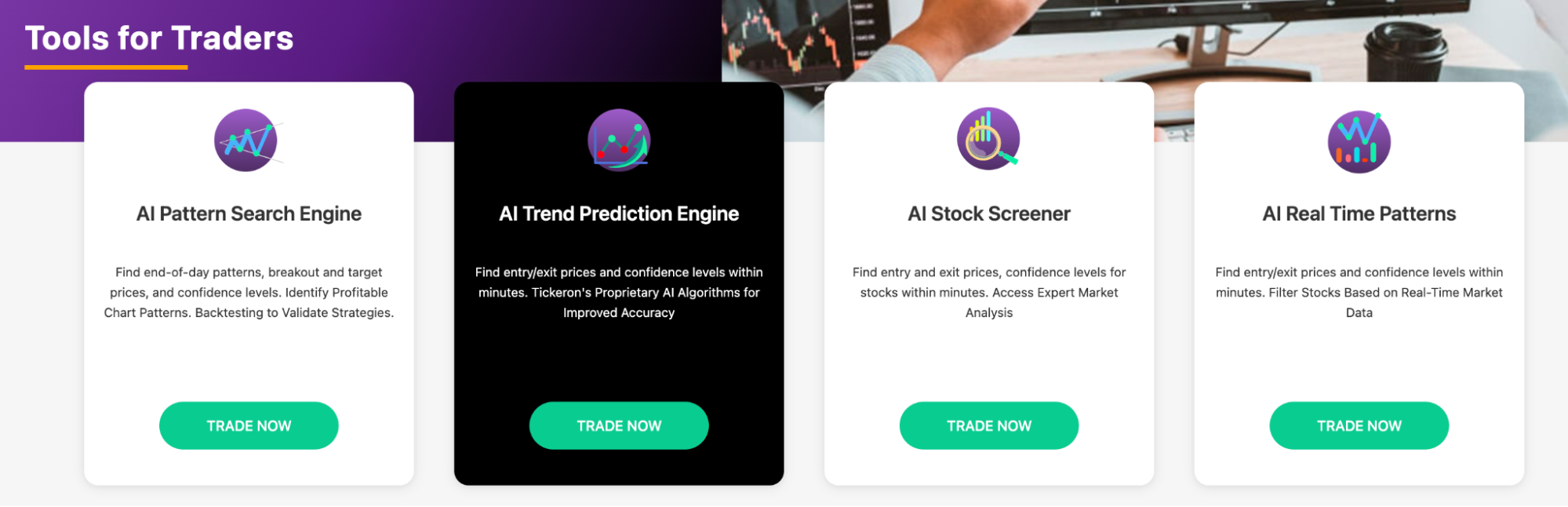 Tickeron - Best For AI Trading Robots and Pattern Recognition