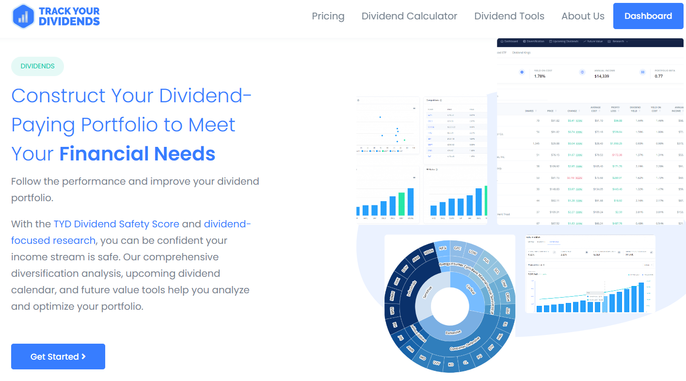 TrackYourDividends - Best Income-Focused Control