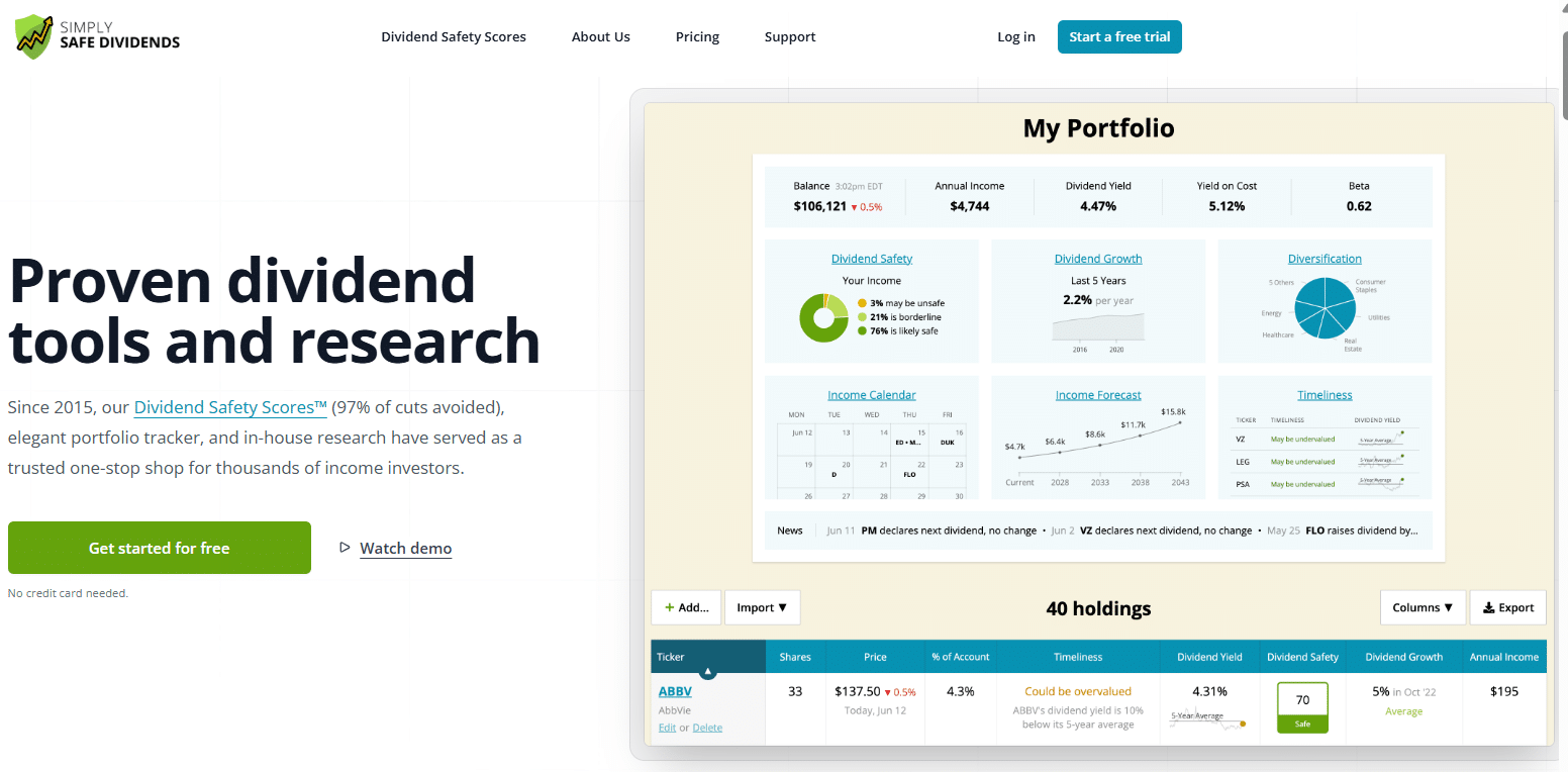 The 7 Best Dividend Tracker Apps and Websites in 2026 | WallStreetZen