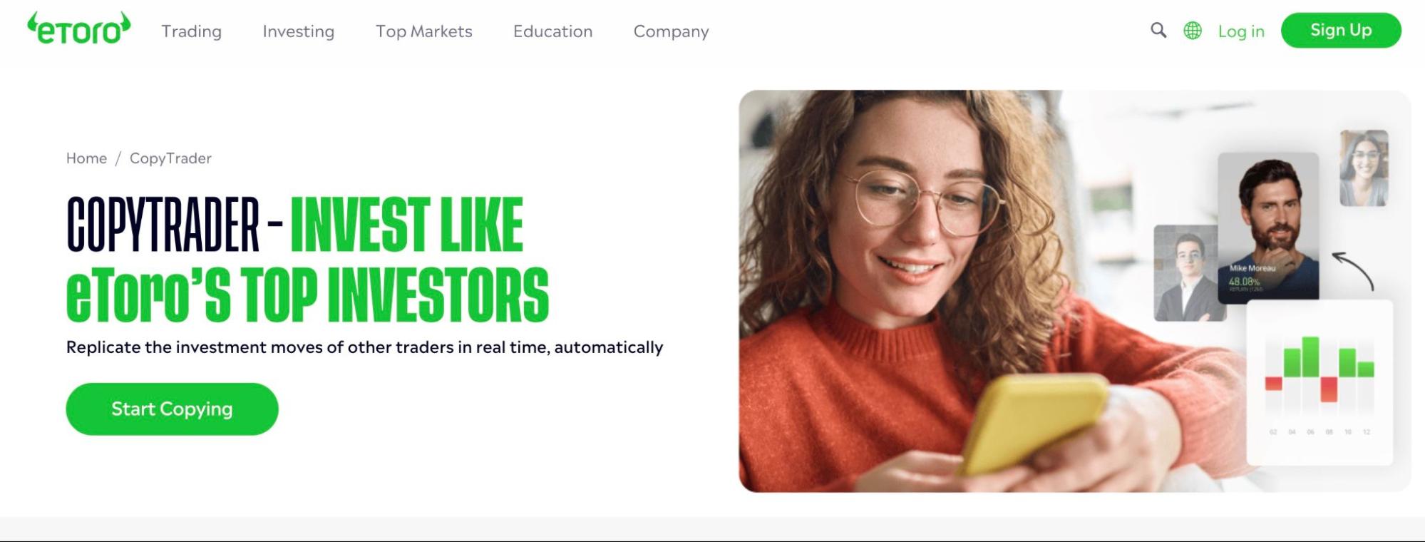 Copytrader - Invest Like eToro's Top Investors