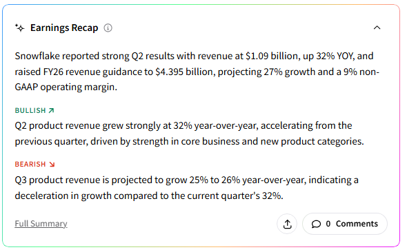 Earnings Recap