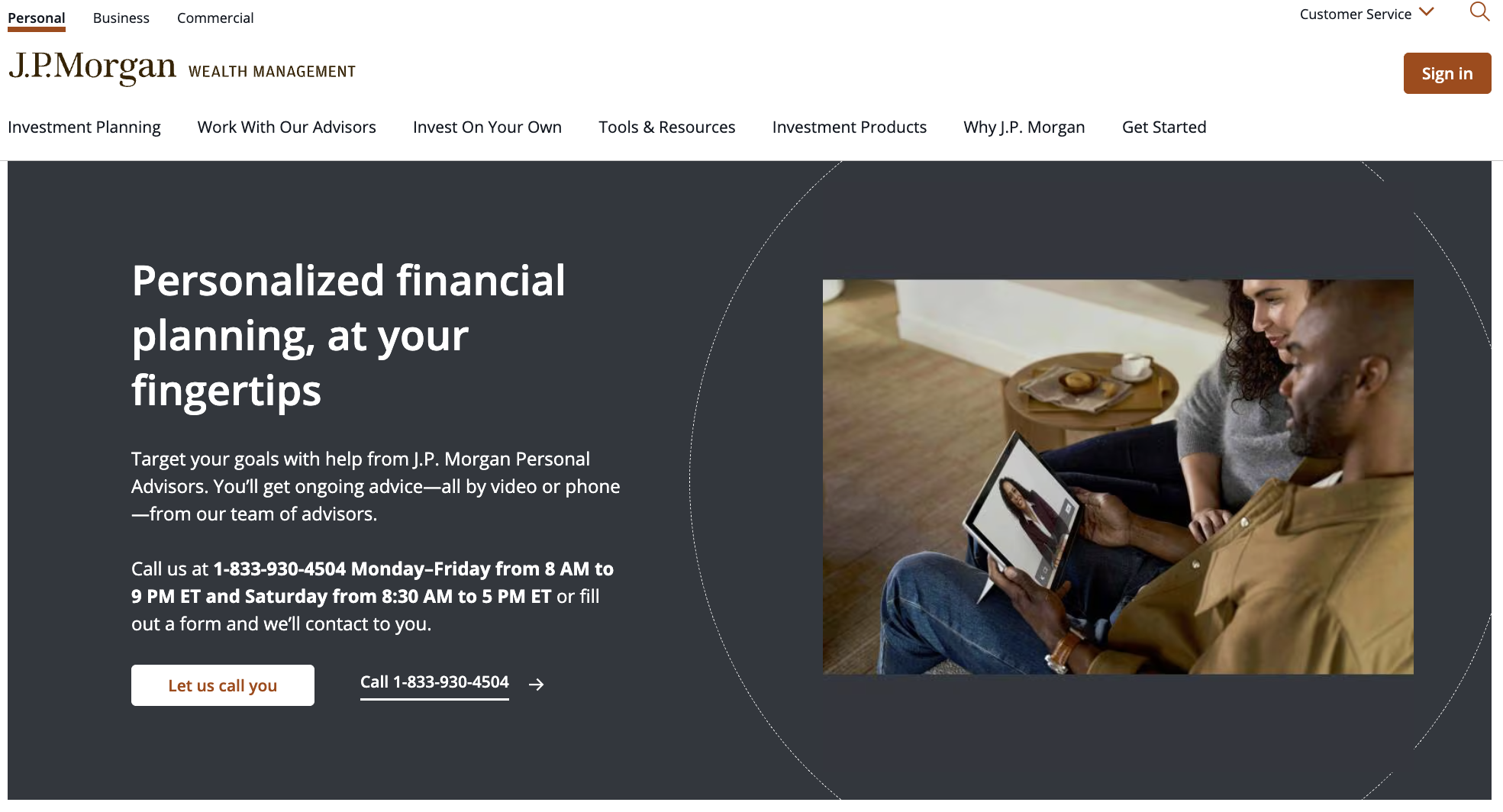 JPMorgan - Best For Integrated Banking + Wealth Services